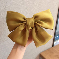 Hair Bows soft Silk fabric ( one Piece ) - MehDer