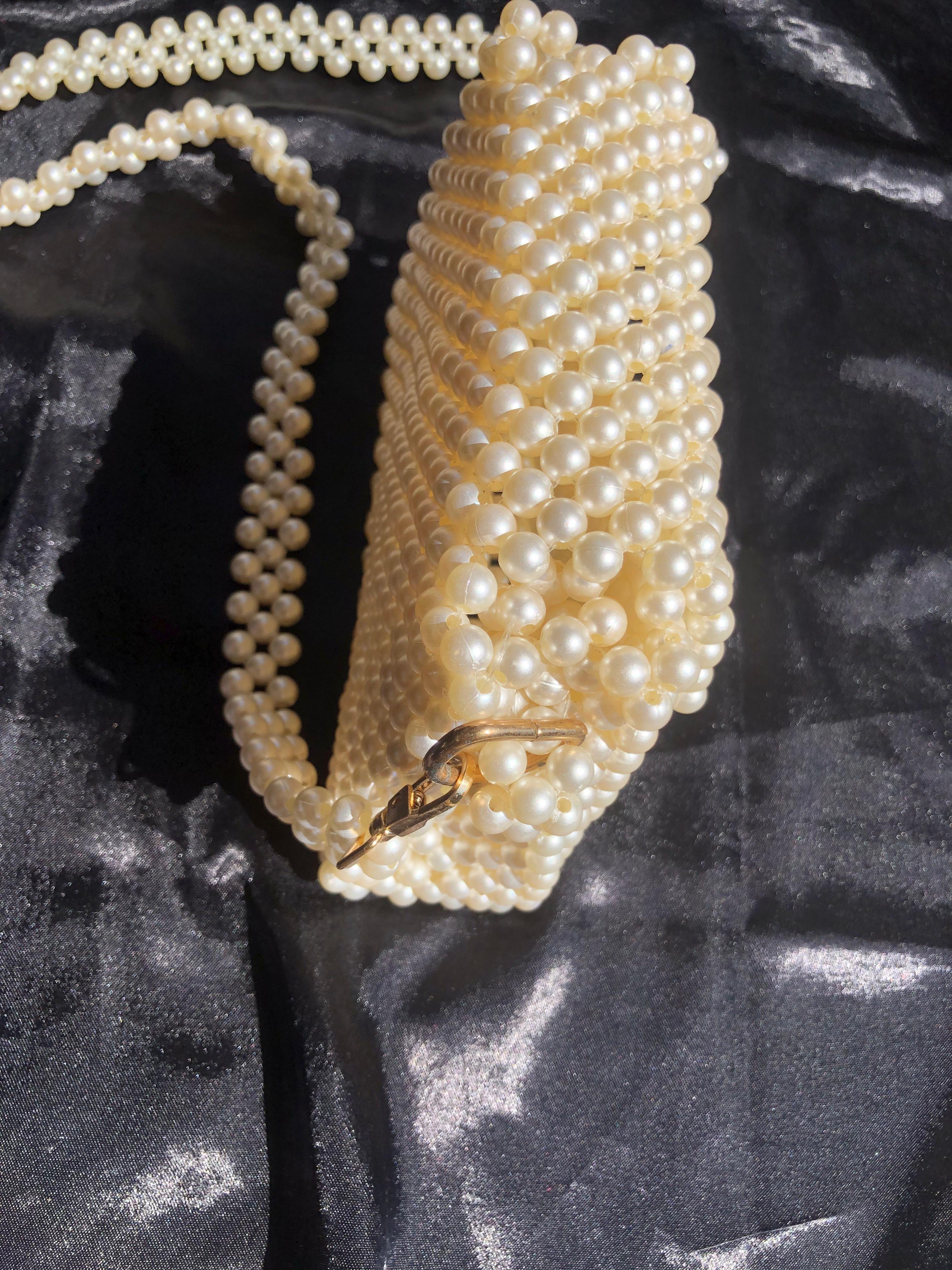 Pearl Beaded Handbag – Elegant Evening Purse - MehDer